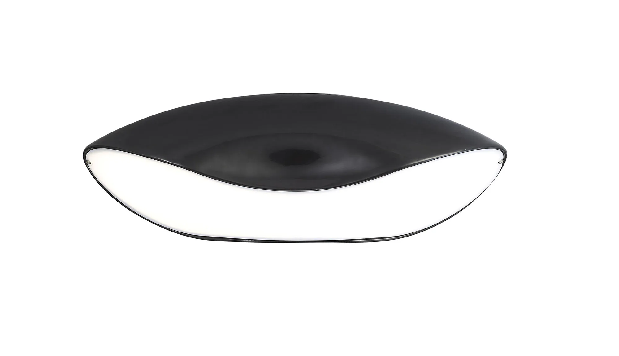 M1957  Pasion Oval Ceiling Flush 4 Light Gloss Black